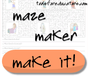 maze maker with content squares