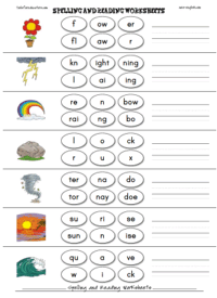 spelling worksheet